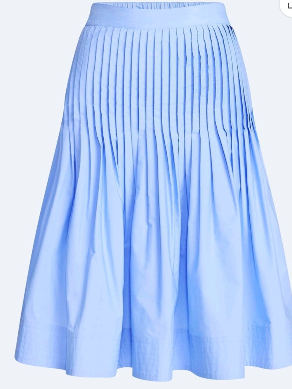 Free Assembly Women's and Women's Plus Pintuck Knee Length Skirt - Picture 5 of 7